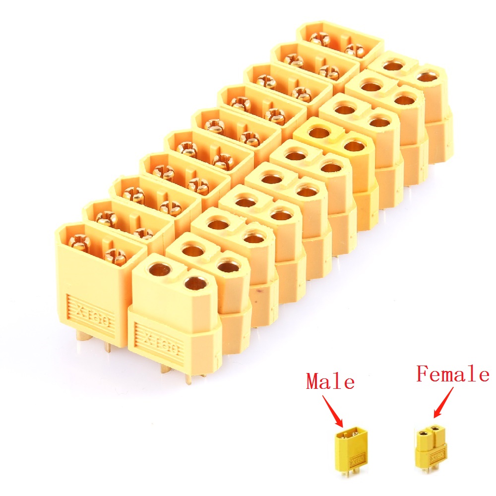 Drone Motor Rc Car - HOBBYMATE 1/5/10 Pairs XT60 Plug Male