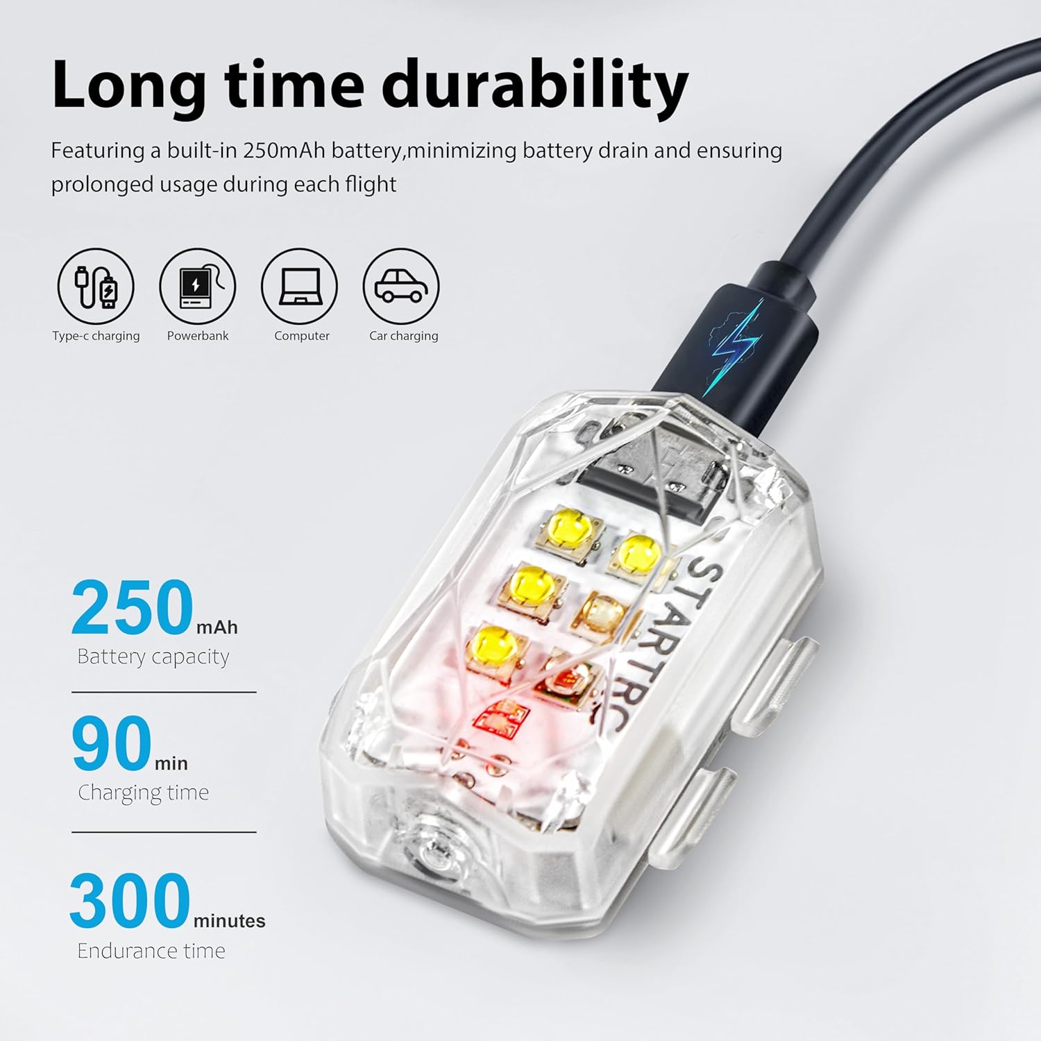 STARTRC Drone Strobe Light Ant - Drone Rc Ufo ulasan dan harga