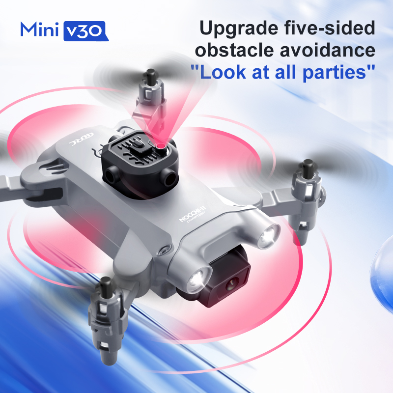 Mini V30 WiFi FPV Drone With 4 - Drone Rc Ufo ulasan dan harga