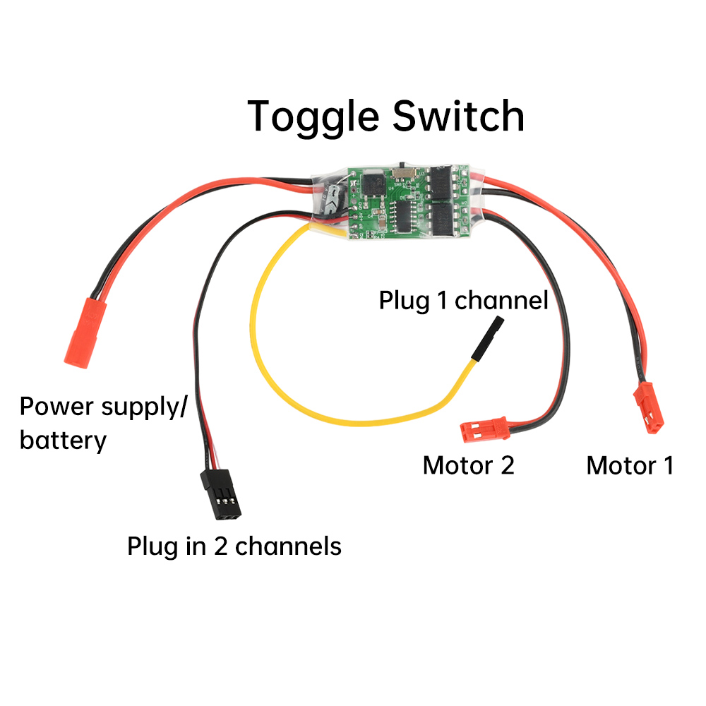 Dual Channel Bidirectional ESC - Drone Motor Rc Car ulasan dan harga