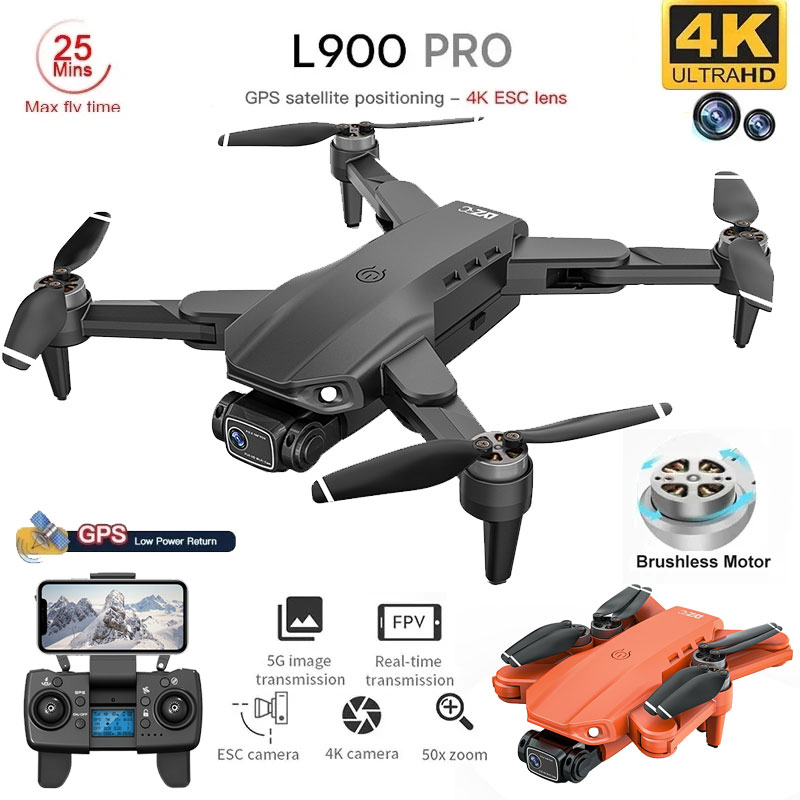 L900 Pro GPS Drone 4K Professi - Drone App Rc Fpv ulasan dan harga