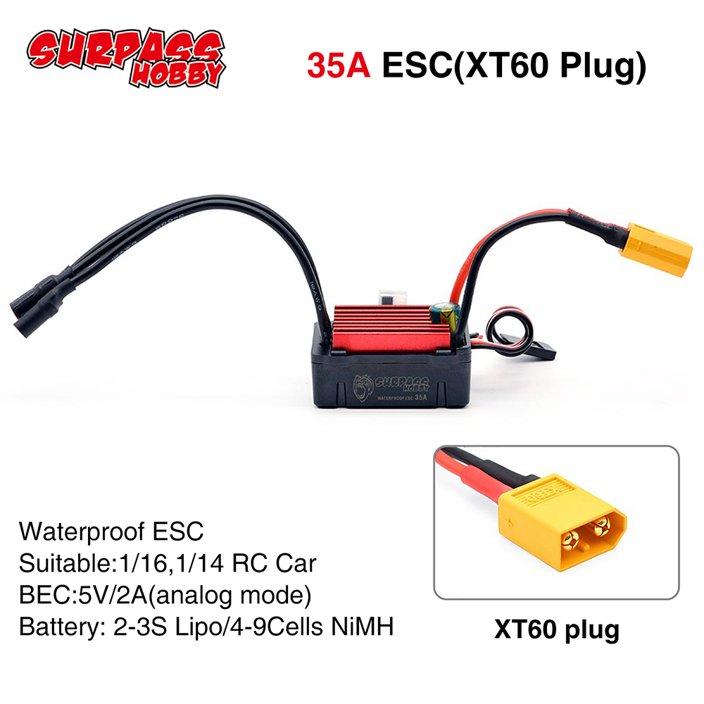 SURPASSHOBBY ESC 150A 80A 120A - Drone Motor Rc Car ulasan dan harga