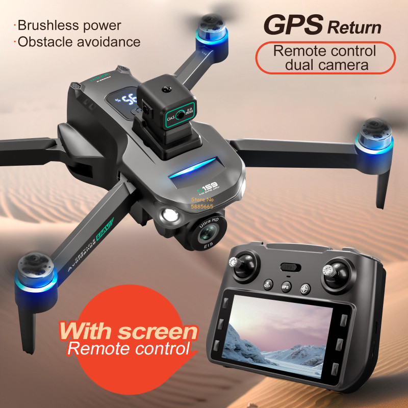 8K Dual Camera 5G WIFI FPV Rem - Drone App Rc Fpv ulasan dan harga