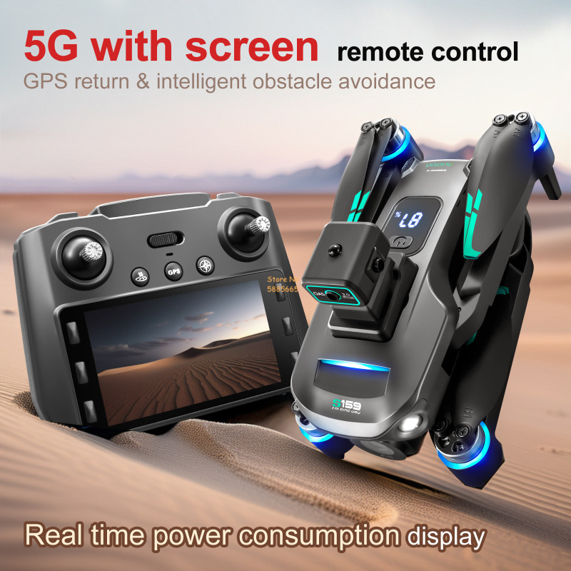8K Dual Camera 5G WIFI FPV Rem - Drone App Rc Fpv ulasan dan harga
