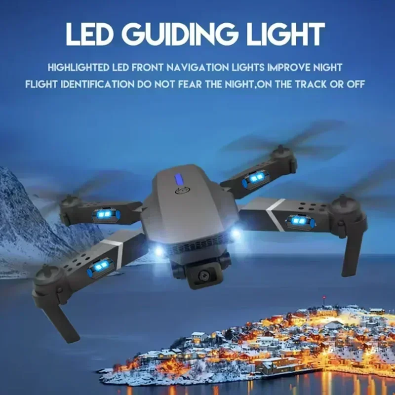 E88 Pro WIFI FPV Drone Wide An - Drone App Rc Fpv ulasan dan harga