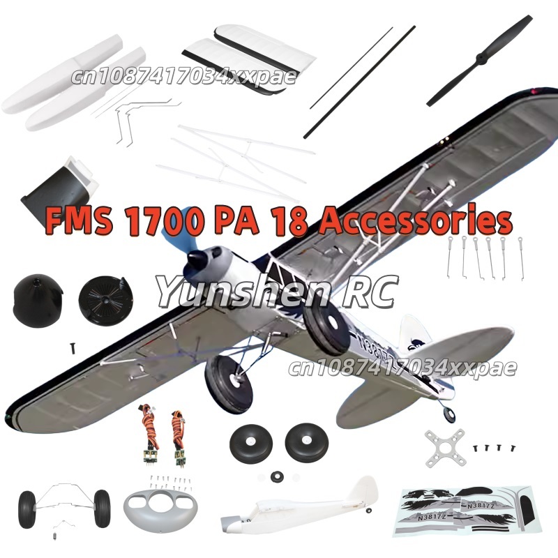 FMS RC Plane Decals For 1700mm - Plane Drone Rc ulasan dan harga