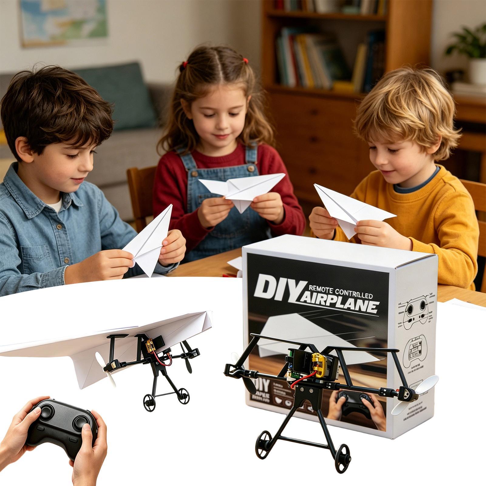DIY RC Paper Airplane Kit Plan - Plane Drone Rc ulasan dan harga