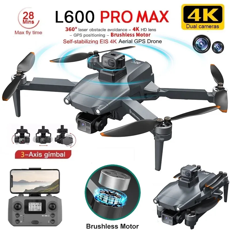 L600 PRO MAX GPS Drone Profess - Drone App Rc Fpv ulasan dan harga