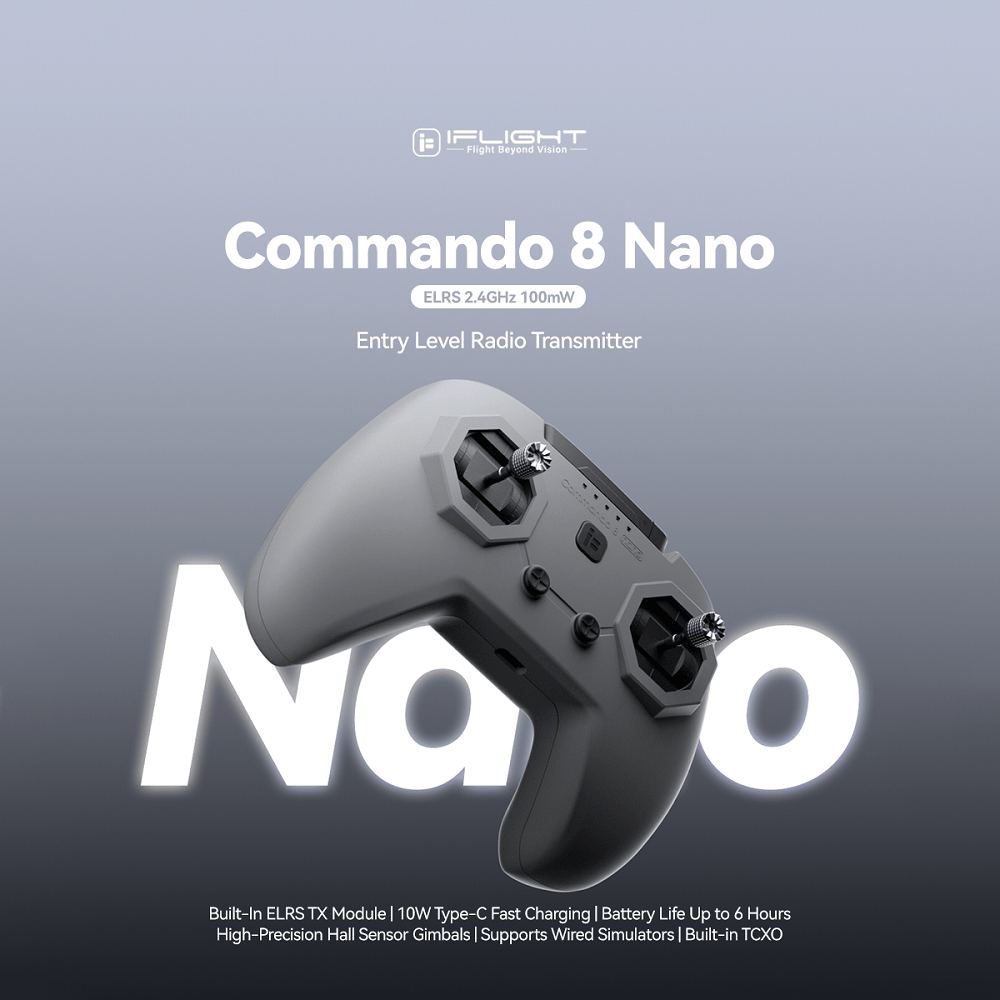 iFlight Commando 8 Nano Radio  - Drone Rc Simulator ulasan dan harga